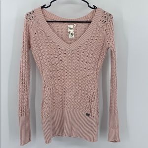 Guess knit pink sweater